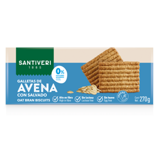 Galletas Avena Con Salvado Santiveri 270Gr.