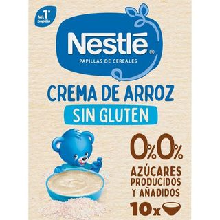 Papilla de cereales crema de arroz s/ gluten NESTLÉ, caja 180 g (26224980)