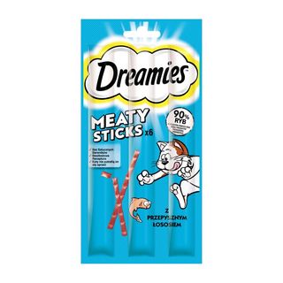 Dreamis Meaty Sticks Przysmaki dla kota z łososiem 4x10 g