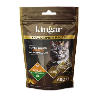 Kingar Cat Snack 60g Pollo e Formaggio