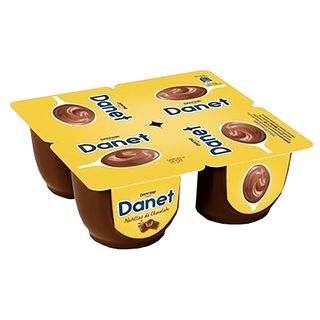 Natillas de Chocolate Danet de Danone 4 X 120 G.