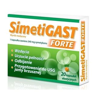 Simetigast Forte 240 mg 20 kapsułek