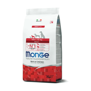 Monge natural superpremium adult mini con pollo 3kg