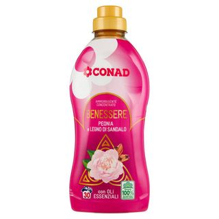 CONAD Ammorbidente Concentrato Benessere Peonia e Legno di Sandalo 750 ml - 8003170094369