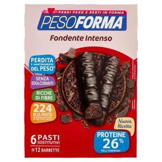 <H3>Pesoforma Barrette Cioccolato Caramello, Pasto Sostitutivo, 25% Dell'Energia In Proteine, 234 Calorie Per Pasto - 12X31G</H3>
