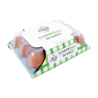 MAMÁ GALLINA Huevos M/L Gallinas En Suelo, 12Ud