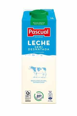 Leche Semidesnatada Pascual Brick 1L