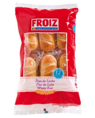Pão de leite Froiz 12 unidades 480 g