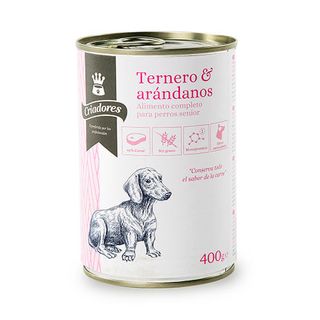 Criadores Senior Ternera Y Arándanos Lata Para Perros 0.4Kg
