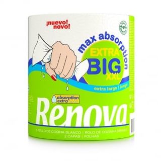 Papel De Cocina Adsorción Extra Xxl Renova 1 Ud.