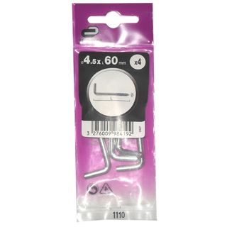 4 Escapulas Rosc Aco Zinc 4.5X60 (15692474)