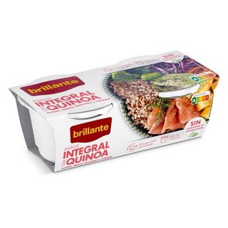 Arroz Integral con Quinoa Brillante Vaso 2 X 125 Gr.