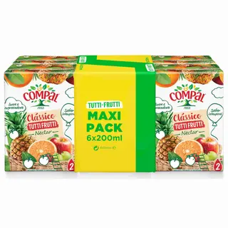 Néctar Tutti Frutti Compal Clássico (emb. 6 x 20 cl)