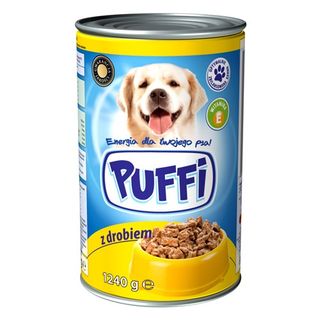 Puffi Karma dla psa z drobiem, 1240 g