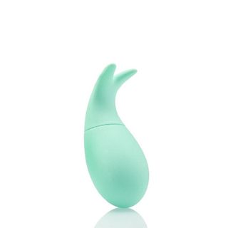 delfinek – wodoodporny wibrator do majtek pastelowy miętowy wibrator typu lay-on