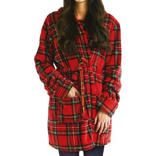 Vestaglia donna tartan taglie assortite - con scatola regalo
