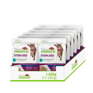 Trainer nat cat busta gr.85 sterilised merluzzo