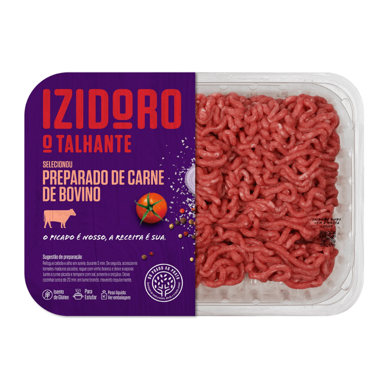 Izidoro Carne Picada Bovino 500g