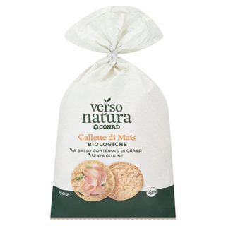 CONAD VERSO NATURA Gallette di Mais Biologiche 150 g - 8003170092532