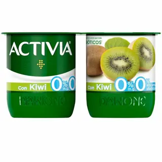 Yogur Desnatado Con Kiwi Activia P-4X120G