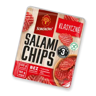 Salami Chips Klasyczne 60g