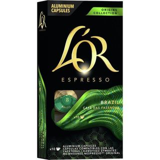 Café Brasil sistema Nespresso L'OR, caja 10 uds (26771592)