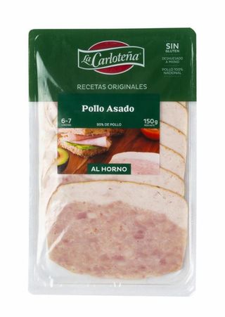 Pollo Asado Al Horno La Carloteña Lonchas 150Gr