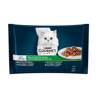 Gourmet Perle Filetes De Carne Con Verduras En Salsa - Multipack 0.34Kg