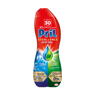 Pril Excellence Duo Gel Sciogli Grasso 30 Lavaggi - 000340058