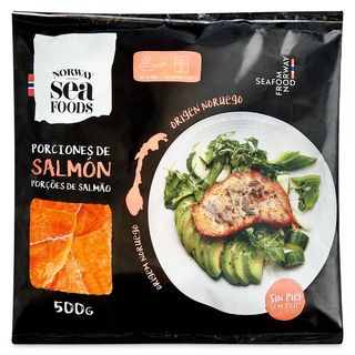 Salmón En Porciones Norway Seafood Bolsa 500 G