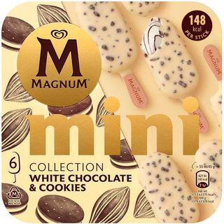 Mini Bombón Choco Blanco&Cookies Magnum, 6 Ud.S.., Caja 270 Gr. (22211361)