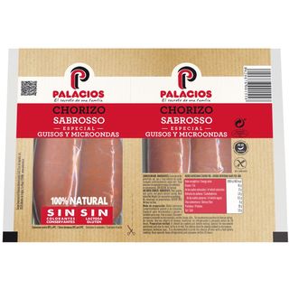Chorizo Oreado Palacios, Sobre 200 G (42374)