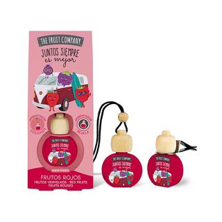 Ambientador Coche De Fr. Rojos The Fruit Company, Frasco 6,5 Ml. (8436559712262)