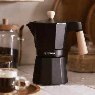 Kawiarka | MIA MOKKA | czarna z drewnianym uchwytem | 6 cups | 806143