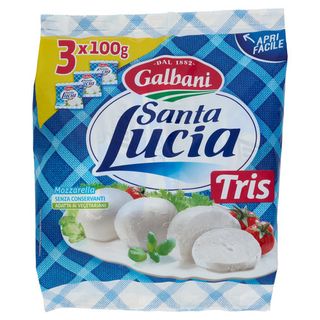 Galbani Santa Lucia Tris Mozzarella 3 x 100 g - 8000430135329