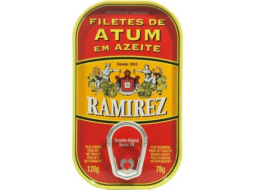FILETE ATUM RAMIREZ EM AZEITE 120(78)G