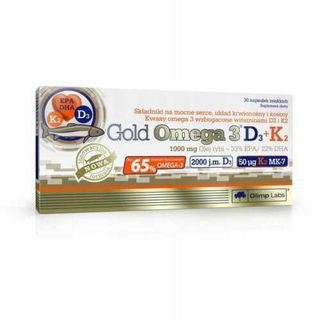 Olimp Gold Omega 3 D3+K2 30 kapsułek