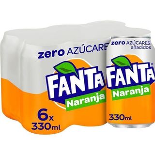 Refresco De Naranja Fanta Zero, Pack 6X33 Cl (16155277)