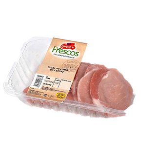 Cinta De Lomo De Cerdo Fresco Fileteado 400 G