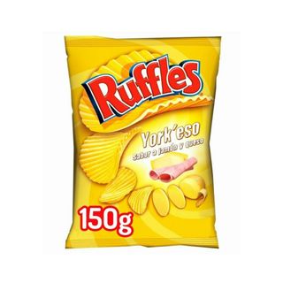 Patatas Fritas York Y Queso Ruffles Bolsa 150Gr (50463)