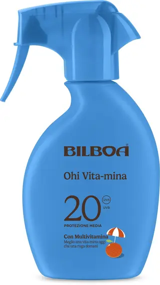 Bilboa Ohi Vita-Mina Protezione Solare Trigger Con Multivitamina Spf20 250Ml   Man5683