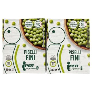 Iper Piselli Fini 2 X 380 G