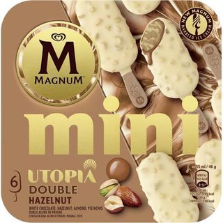 Helado Bombón mini Utopia Nocciola MAGNUM, pack 6x55 ml (26607796)