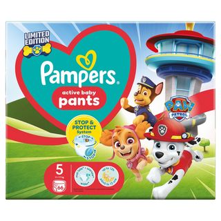 Pampers Pants Paw Patrol (5), 66 szt.