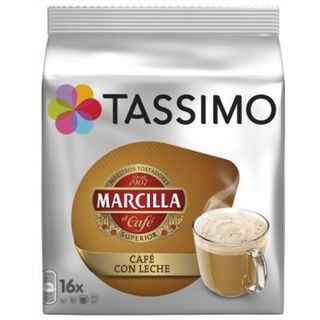 TASSIMO Marcilla Café Con Leche 16 Cápsulas