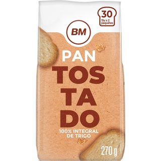 BM Pan Tostado Integral 30 Unidades