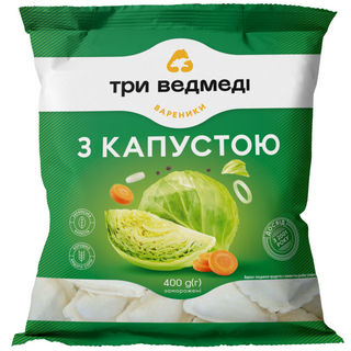 Pierogi z kapustą "Three bears" 400g