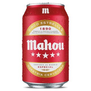 Cerveza Mahou 5 Estrellas 33 Cl