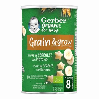 Snack para Bebé Cereais com Banana +8M Gerber (emb. 35 gr)