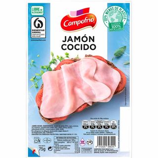 Jamón Cocido Campofrio, Bandeja 75 Gr. (25969346)